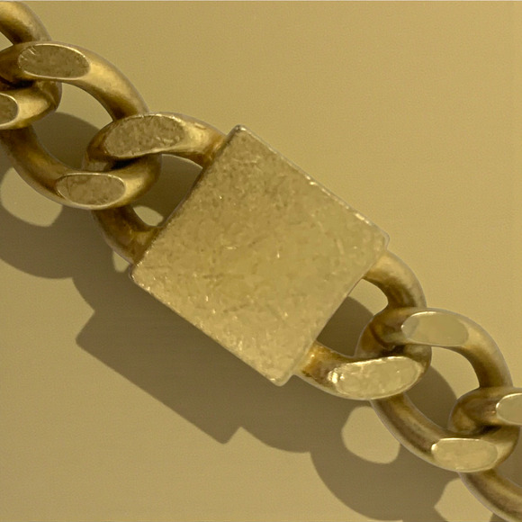 St. John Matte Gold Tone Link Chain Belt 40\